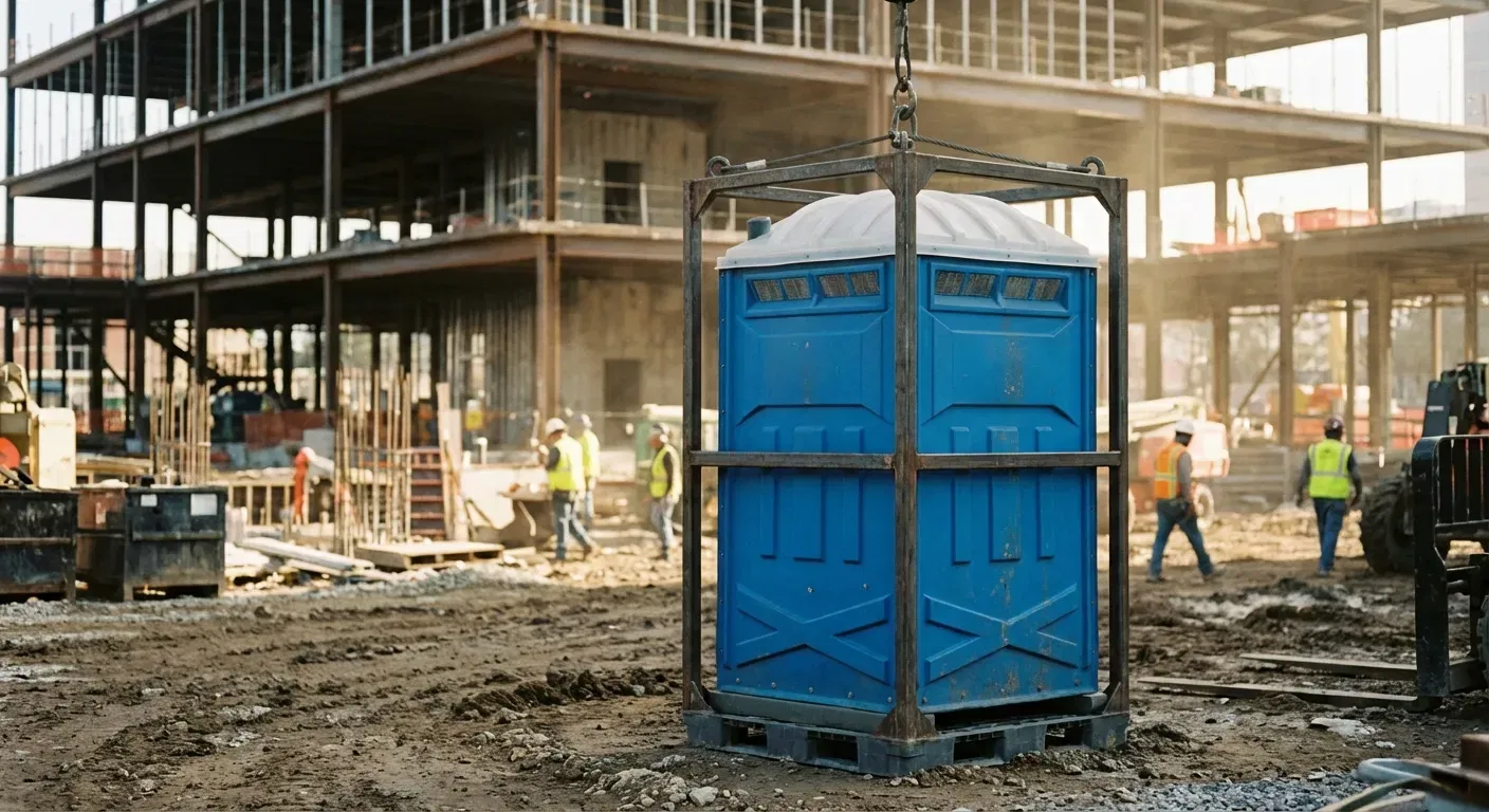 Crane Liftable Toilet in Bronx, NY