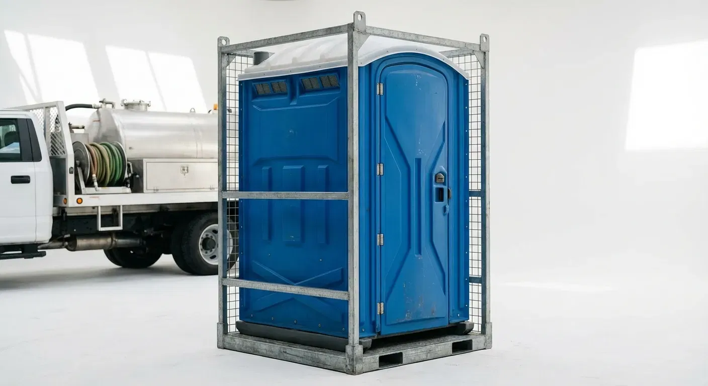 Crane-Liftable Portable Toilet Technical Specifications in Bronx, NY