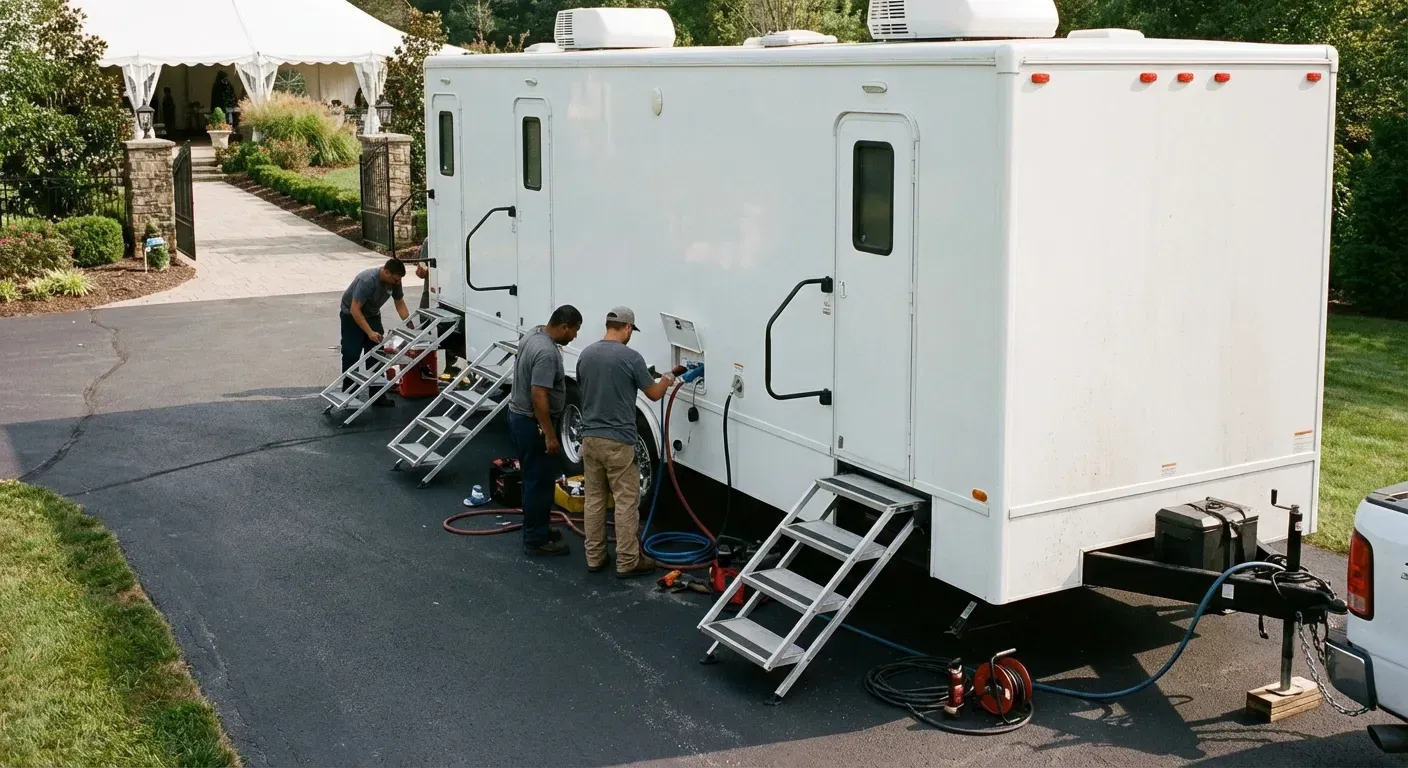 Luxury Restroom Trailer in Bronx, NY