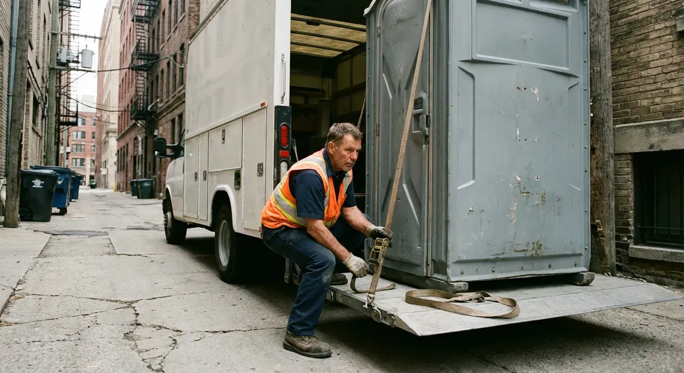 Portable sanitation services in Downtown Bronx