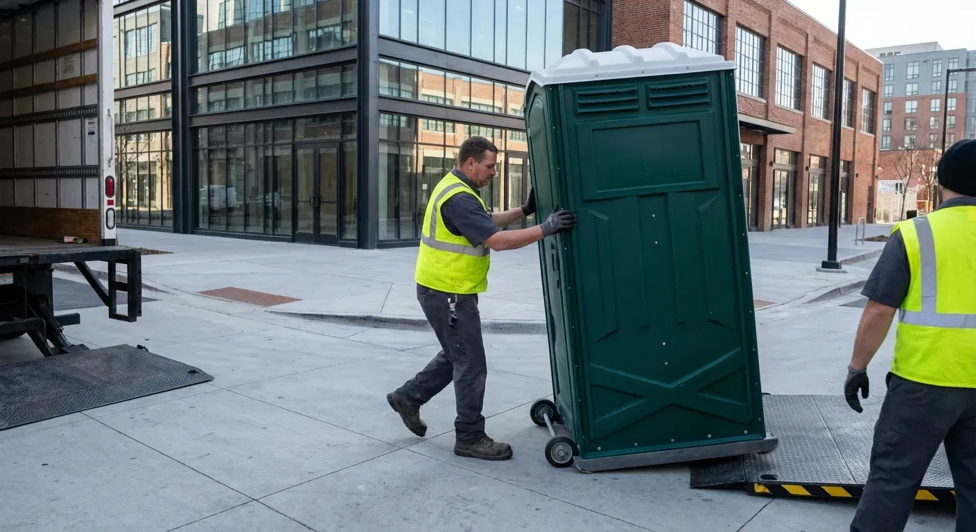 Portable restroom services in Bronx Arts District