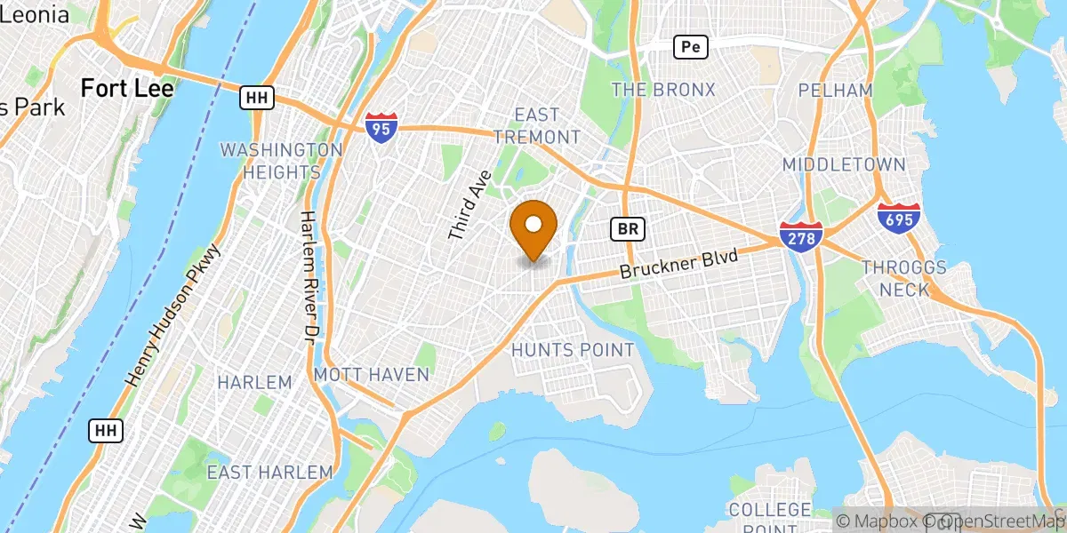 neighborhood map neighborhood map in Bronx, NY