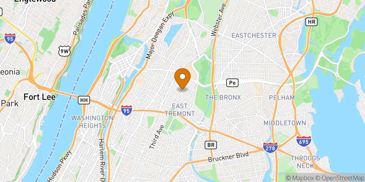 neighborhood map neighborhood map in Bronx, NY