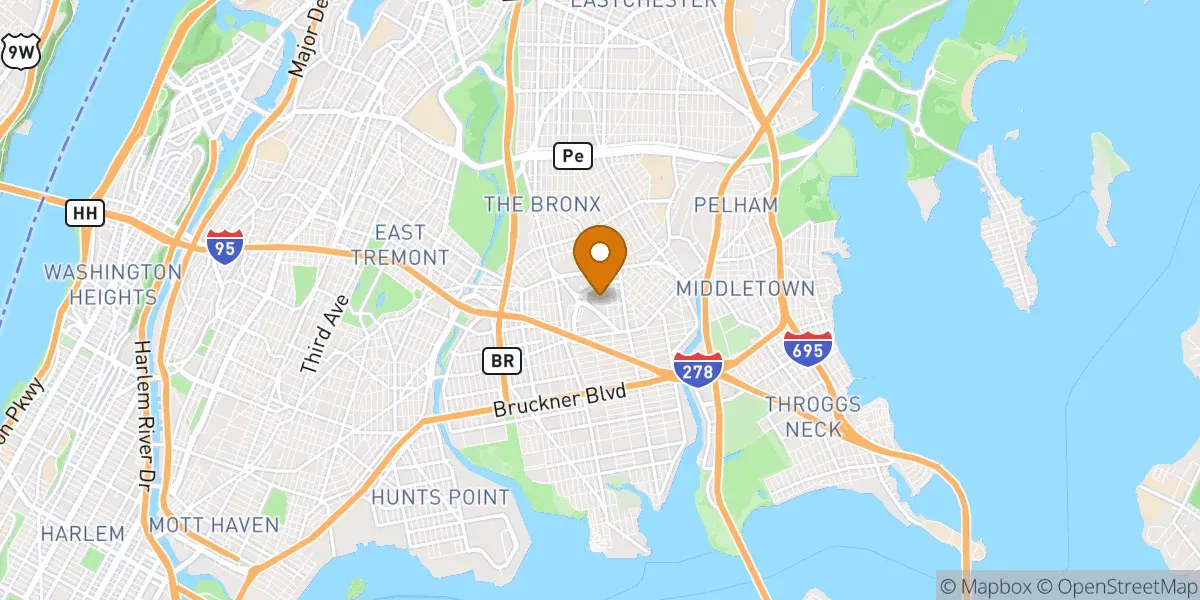 neighborhood map neighborhood map in Bronx, NY