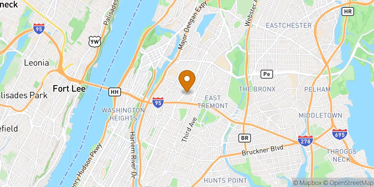 neighborhood map neighborhood map in Bronx, NY