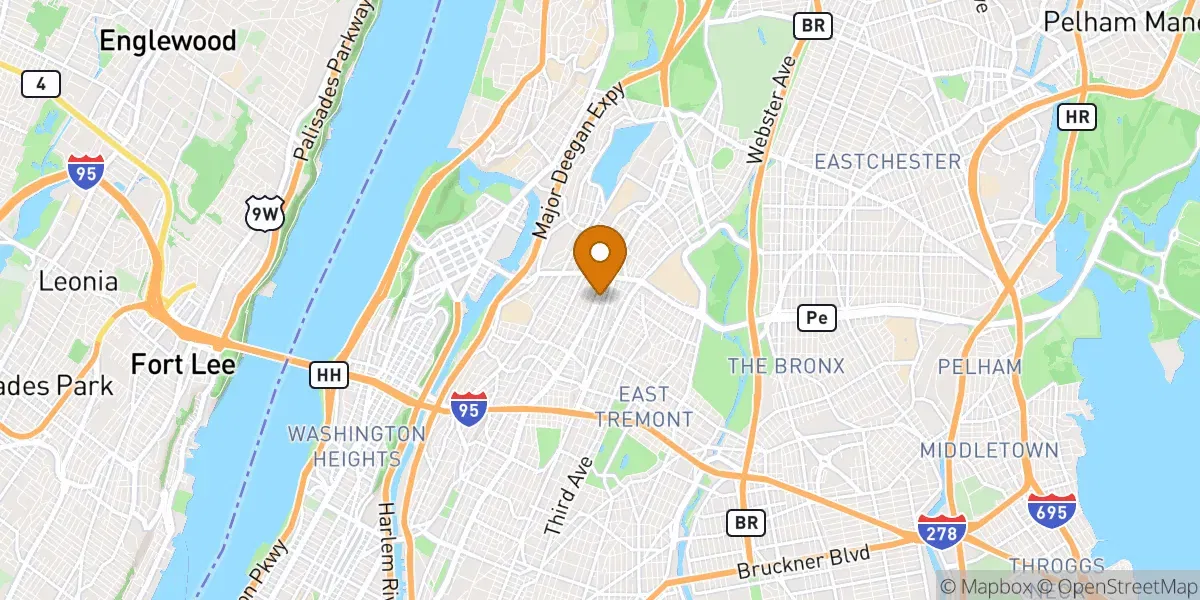 neighborhood map neighborhood map in Bronx, NY